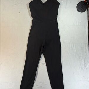 Old Navy Active Powerchill Black Jumpsuit Pull On Sleeveless Romper Women's Sz S